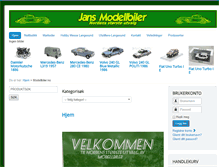 Tablet Screenshot of modellbiler.no